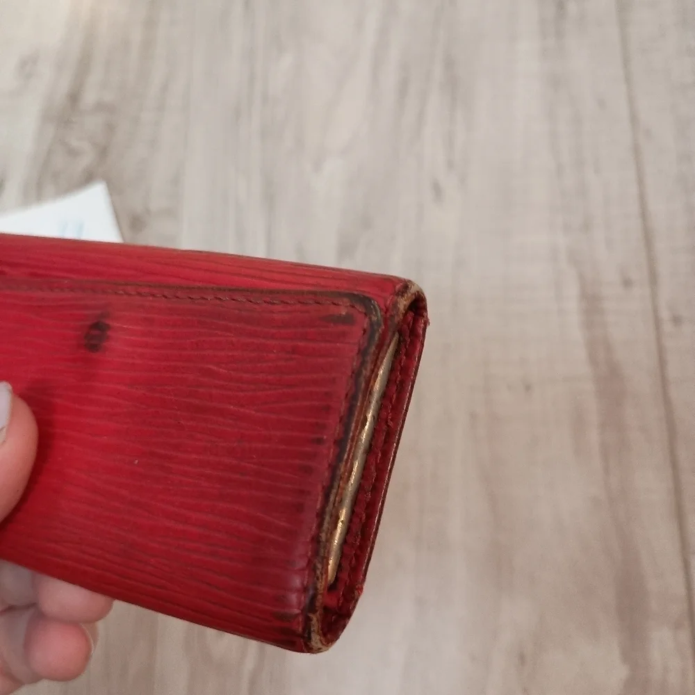 Louis Vuitton Red Epi Key Holder